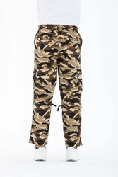 Kendindza Collection Cargohose Zipp Off Tarnfarbe