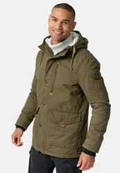 Indicode Winterjacke INCrossing Braun/Khaki/Dunkelgrün