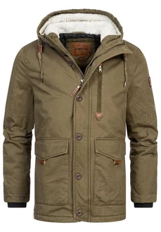 Indicode Winterjacke INCrossing Braun/Khaki/Dunkelgrün