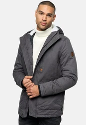 Indicode Winterjacke INCrossing Dunkelgrau/Grau/Khaki