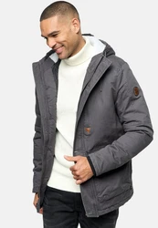 Indicode Winterjacke INCrossing Dunkelgrau/Grau/Khaki