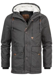 Indicode Winterjacke INCrossing Dunkelgrau/Grau/Khaki