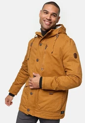 Indicode Winterjacke INCrossing Braun/Orange/Beige