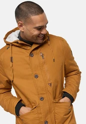 Indicode Winterjacke INCrossing Braun/Orange/Beige