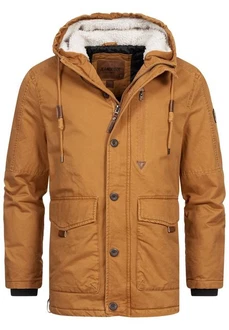 Indicode Winterjacke INCrossing Braun/Orange/Beige