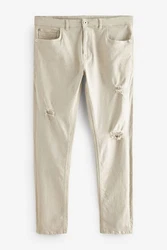 Next Jeansrock mit Rissen - Skinny Fit Khaki