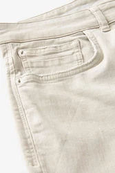 Next Jeansrock mit Rissen - Skinny Fit Khaki