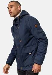 Indicode Winterjacke INCrossing Dunkelblau/Hellblau/Blau