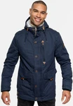 Indicode Winterjacke INCrossing Dunkelblau/Hellblau/Blau