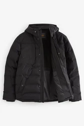 Next Steppjacke im Utility-Look (1-St) Schwarz
