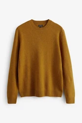 Next Rundhalspullover Premium Regular Fit Lambswool 