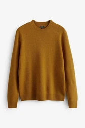 Next Rundhalspullover Premium Regular Fit Lambswool 