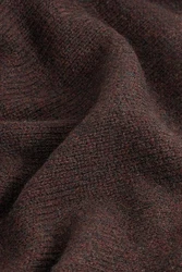 Next Rundhalspullover Premium Regular Fit Lambswool Dunkelbraun/Braun/Dunkelgrün