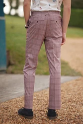 Next Anzughose Tailored Fit (1) Rosa/Lila