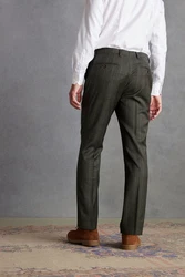 Next Anzughose Signature Empire Mills Anzug im Tailored Fit Dunkelgrün/Khaki/Grün