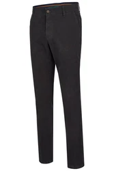 Club of Comfort Chinohose Garvey Chino/Flat Front Dunkelgrau/Schwarz/Khaki