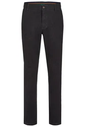 Club of Comfort Chinohose Garvey Chino/Flat Front Dunkelgrau/Schwarz/Khaki
