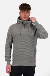 Alife & Kickin Kapuzensweatshirt HugoAK Z Grau/Hellgrau