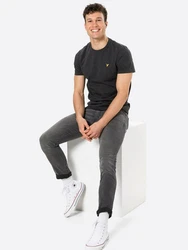 Lyle & Scott T-Shirt gelb / anthrazit / schwarz