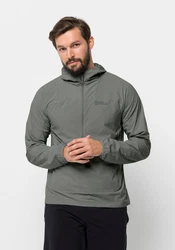 Jack Wolfskin Outdoorjacke PRELIGHT OVERHEAD Hellgrau/Grau/Dunkelgrau