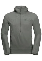 Jack Wolfskin Outdoorjacke PRELIGHT OVERHEAD Hellgrau/Grau/Dunkelgrau