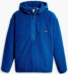 Levi's Kapuzensweatshirt ORBIT HALF ZIP blau