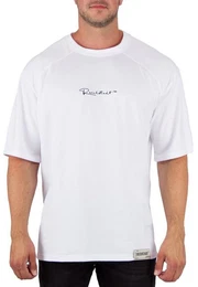 Oversize-Shirt White XS mit Stitching auf der Brust