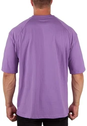 Reichstadt Oversize-Shirt mit Stitching auf der Brust Hell Lila