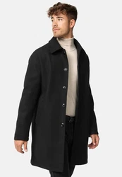 Indicode Mantel INGrandrim Schwarz/Dunkelgrau/Grau