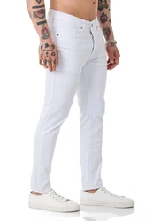Redbridge Jeans Hose Slim Fit Denim Pants Basic Weiß