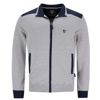 Hajo Sweatshirt Herren Homewear Jacke 80016