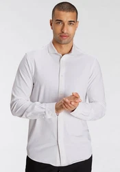 Bruno Banani Langarmhemd Jersey Hemd 