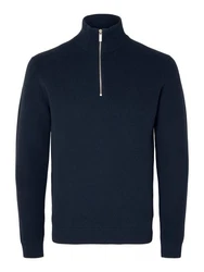 SELECTED HOMME Strickpullover SLHDane Dunkelblau/Blau