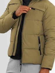 Alessandro Salvarini Winterjacke ASDiego Dunkelgrün/Khaki/Beige