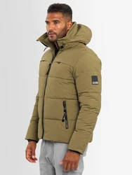 Alessandro Salvarini Winterjacke ASDiego Dunkelgrün/Khaki/Beige