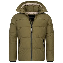 Alessandro Salvarini Winterjacke ASDiego Dunkelgrün/Khaki/Beige