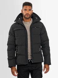 Alessandro Salvarini Winterjacke ASDiego Schwarz/Dunkelgrau/Grau
