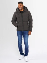 Alessandro Salvarini Winterjacke ASDiego Dunkelgrau/Grau/Schwarz
