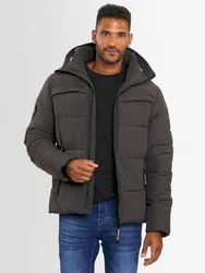Alessandro Salvarini Winterjacke ASDiego Dunkelgrau/Grau/Schwarz
