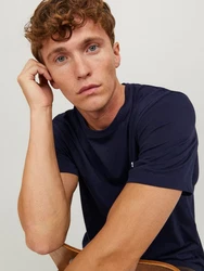 JACK & JONES T-Shirt JJEPaulos Dunkelblau