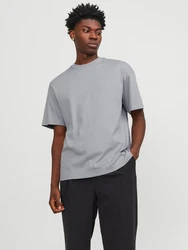 Jack & Jones T-Shirt JJEUrban Edge Grau/Hellgrau/Beige/Khaki/Braun