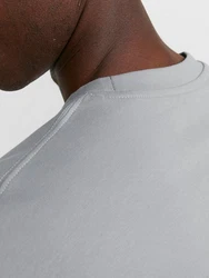 Jack & Jones T-Shirt JJEUrban Edge Grau/Hellgrau/Beige/Khaki/Braun