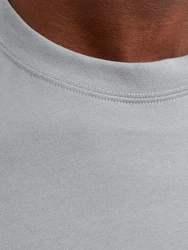 Jack & Jones T-Shirt JJEUrban Edge Grau/Hellgrau/Beige/Khaki/Braun