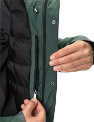 VAUDE Outdoorjacke Men's Cyclist Warm Rain Jacket Dunkelgrün/Grün