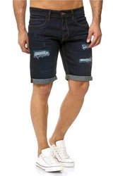 Indicode Shorts KADEN HOLES Dunkelblau/Blau/Schwarz