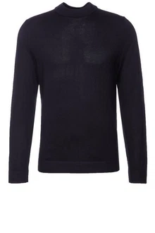 Drykorn Strickpullover Arwon Dunkelblau/Schwarz/Blau
