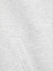 Jack & Jones Longsweatshirt JORVIBE SPONGY SWEAT HOOD Grau/Hellgrau