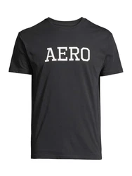 AROPOSTALE T-Shirt schwarz/wei