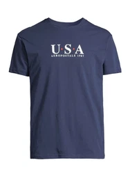 AROPostale T-Shirt navy/rot/wei
