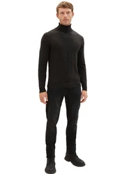 TOM TAILOR Slim-fit Jeans Schwarz